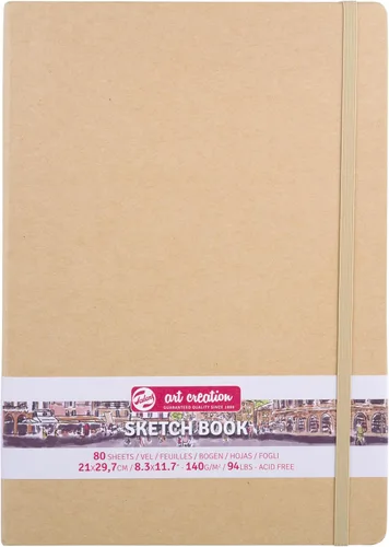 Miniatura 23 de Royal Talens T9314-111M 441769 Cuaderno de bocetos y libreta de dibujo Talens Art Creation 3.5 x 5.5 pulgadas (9 x 14 cm), Amarillo Dorado