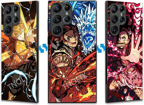 Miniatura 9 de Funda 3D Anime Motion para Samsung Galaxy S22, a prueba de golpes, suave, antiarañazos, manga cambiable, compatible con Samsung Galaxy S22, 6.1