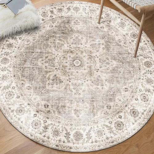 Miniatura 34 de ReaLife Rugs Alfombra pasillo lavable a máquina - Sala de estar, dormitorio, baño, cocina, entrada, oficina - Acolchada de pelo bajo, resistente a