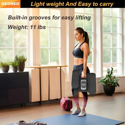 Miniatura 7 de Under Desk Elliptical Machine, Electric Elliptical Exerciser for Senior, Quiet & Small Electric Seated Pedal Exerciser for Home with Monitor, Remote