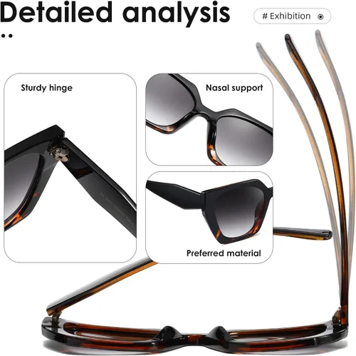 Miniatura 5 de kimorn Gafas de sol para mujeres y hombres de moda retro gafas de sol de moda K1354