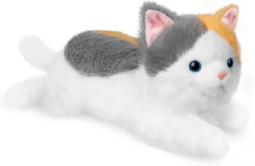 Miniatura 9 de Animales de peluche con peso de gato de 19 pulgadas, 3 libras, animal de peluche realista con peso, almohada de felpa sensorial cómoda, suave