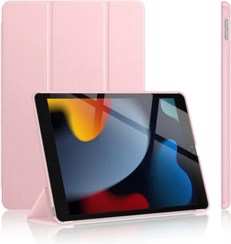 Miniatura 9 de Soke Funda para iPad de 9ª/8ª/7ª generación 2021/2020/2019, [soporte tríptico delgado + activación/suspensión automática], cubierta trasera