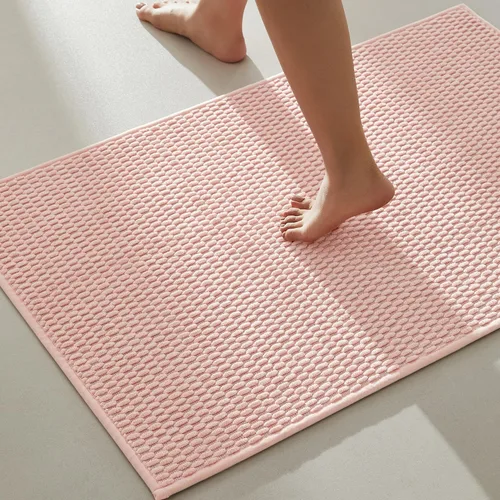 Miniatura 117 de TYUU Alfombras de Baño Antideslizantes Lavables, Tapete de Baño Súper Absorbente Delgado de Pila Baja para Secar Rápido, Alfombra de Baño Pequeña