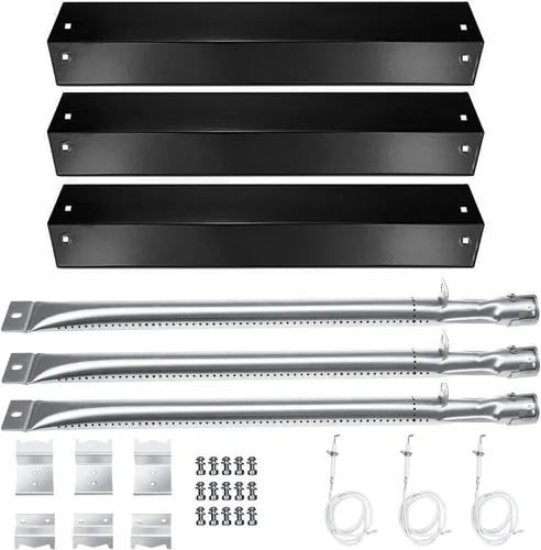 Miniatura 10 de Hisencn Piezas de repuesto para parrilla Chargriller 5050, 3001, 5650, 3008, 3030, 4000, King Griller 5252, tubo de quemador de acero inoxidable