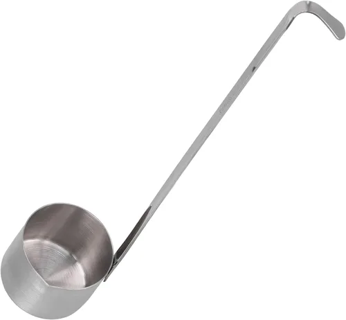 Miniatura 12 de Alvinlite Cucharón de acero inoxidable para vino, cucharas medidoras para verter cerveza, cucharón colgante con gancho (16.91 onzas)