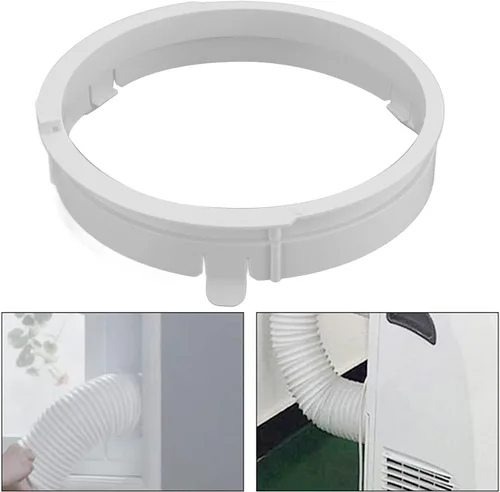 Miniatura 7 de GLOGLOW - Conector de manguera de aire acondicionado, adaptador de interfaz de conducto de escape ajustable ABS para aire acondicionado móvil 1.5P