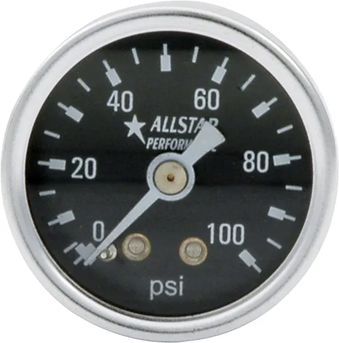 Miniatura 3 de Allstar Performance ALL80226 0-100 PSI motor girado manómetro a prueba de golpes