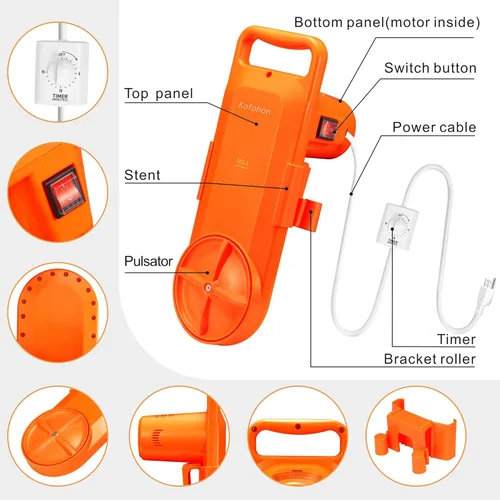 Miniatura 6 de Lavadora portátil pequeña mini lavadora semiautomática compacta de mano, perfecta para el hogar, apartamento, dormitorio, caravana, camping, viajes