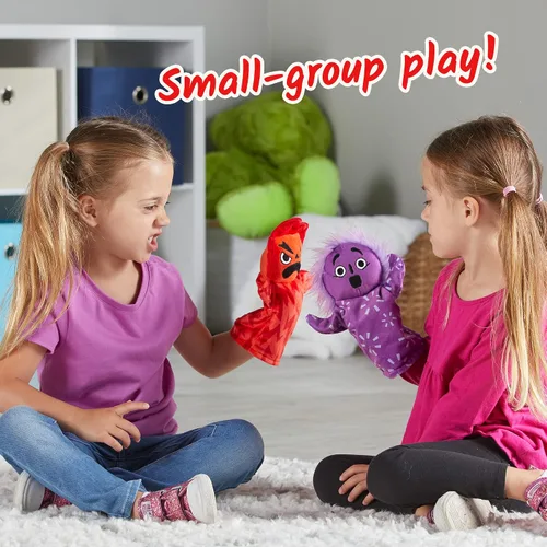 Miniatura 11 de hand2mind Feelings - Títeres de Mano de la Familia para niños, actividades de habilidades sociales, atención plena para niños, actividades
