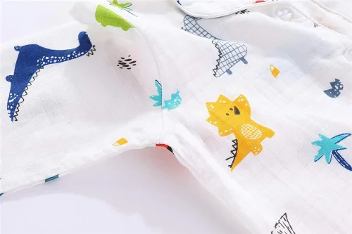 Miniatura 6 de Mud Kingdom Conjunto de pijama Boutique para niñas y niños, ropa de dormir de manga larga con cuello