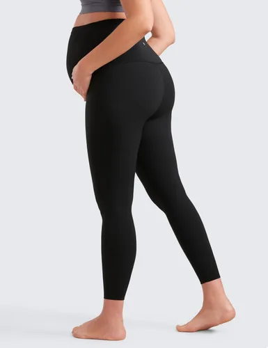 Miniatura 2 de CRZ YOGA Butterluxe - Leggings de maternidad sobre el vientre de 25 pulgadas, pantalones suaves para entrenamiento, yoga y embarazo