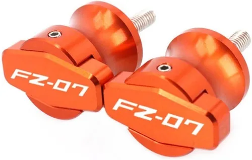 Miniatura 14 de Soportes de marco CNC para motocicleta, tornillos de 0.236 in, deslizadores de basculante, carretes deslizantes para Yamaha FZ-07 FZ07 FZ 07 MT-07