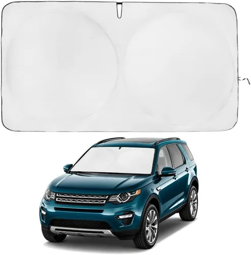 Miniatura 130 de Kinder Fluff Parasol para parabrisas Protección solar reflectante patentada para automóvil, certificado 99% de bloqueo UVR, interior fresco