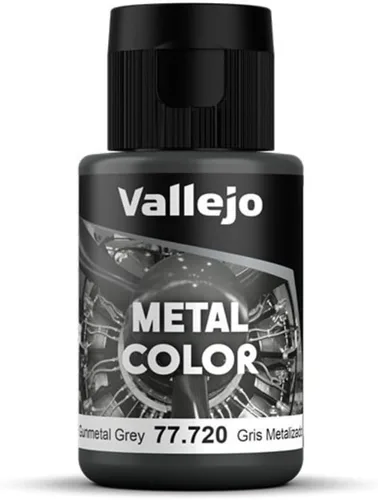 Miniatura 12 de Vallejo - Color Metálico Aluminio 32 ml (1.08 fl.oz.) Reproduce fielmente diferentes acabados metálicos