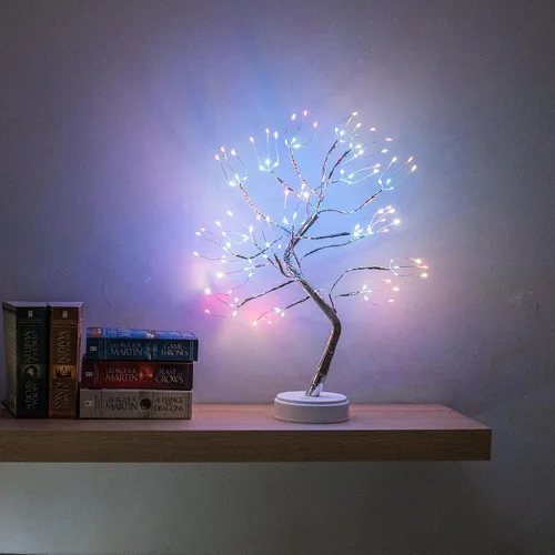 Miniatura 5 de Lámpara de árbol de hadas centelleante, lámpara de árbol espíritu, lámpara de árbol de bonsái, árbol de luces de hadas, bonita decoración estética