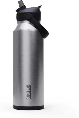 Miniatura 26 de CamelBak - Thrive - Botella de agua con tapa y pajilla, 20 onzas - Aislante de acero inoxidable, color negro