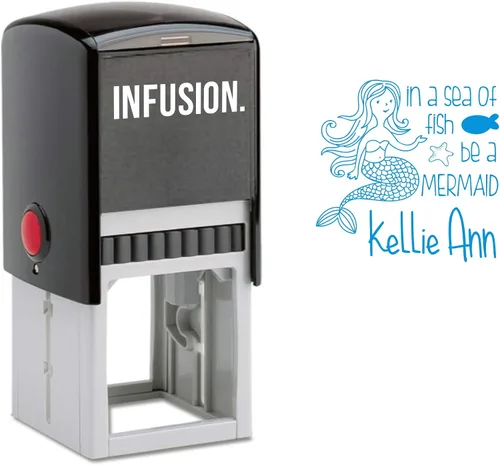 Miniatura 3 de Infusion Sello con nombre de niño autoentintado para niños (Bee Great)