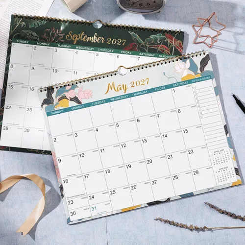 Miniatura 6 de Pinchoco Calendario 2027 – Calendario de pared 2027 de 12 meses, enero de 2027 a diciembre de 2027, 11.5 x 15 pulgadas, el calendario de pared 2027