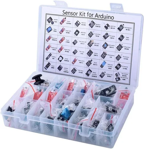 Miniatura 4 de HiLetgo Kit de surtido de 37 sensores para Arduino y Raspberry Pi - Kit de inicio para proyectos de robots 37 en 1