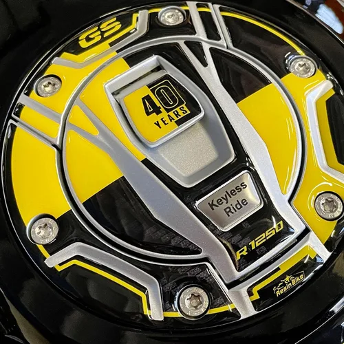 Miniatura 4 de Adhesivos 3D para motocicleta compatibles con BMW R 1250 GS 2021-2024, protección contra golpes y arañazos. Adhesivos de resina fabricados en Italia