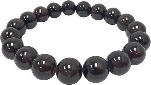 Miniatura 112 de Gem Avenue Handmade Round Bead Stretch Bracelet Unisex Natural Stone Beaded Jewelry for Men & Women, Elastic Wristband for Daily Wear