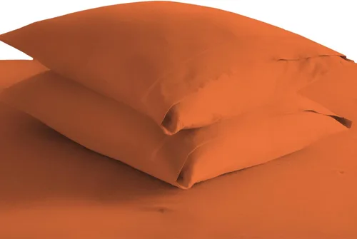 Miniatura 61 de Pizuna Juego de 2 fundas de almohada de 100 % algodón puro, tamaño estándar, color blanco, lujosas fundas de almohada de 400 hilos de satén