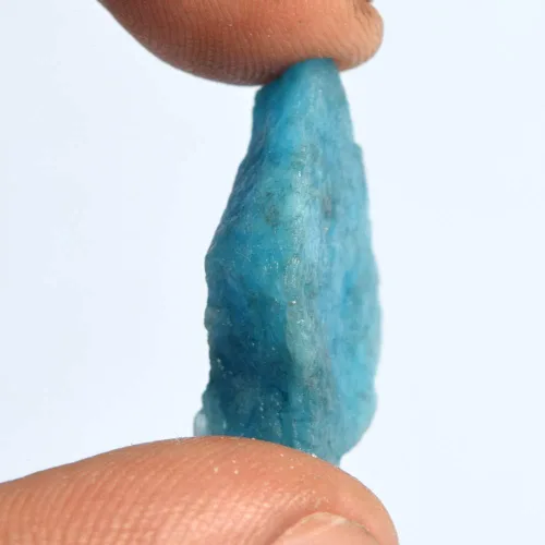 Miniatura 2 de GEMHUB Aguamarina azul celeste crudo de 16.50 quilates de grado superior de aguamarina en bruto natural, piedra de aguamarina, Gema, Brasil