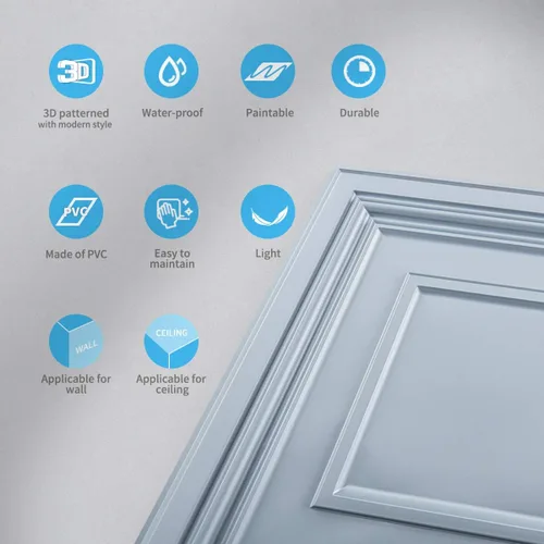 Miniatura 22 de Art3d Panel de Pared de Diamante 3D de PVC Dentado a Juego-Negro Mate, para Decoración Interior Residencial y Comercial Diamante mate negro