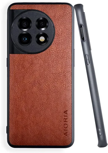 Miniatura 43 de AIORIA Funda para Oneplus Nord 3, pantalla de 6.74 pulgadas, funda de piel sintética de alta calidad, diseño retro de negocios, funda protectora