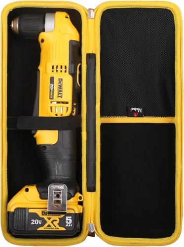 Miniatura 2 de Mchoi Estuche de almacenamiento rígido para taladro inalámbrico DEWALT 20V MAX en ángulo recto DCD740C1 / DCD740B, solo funda