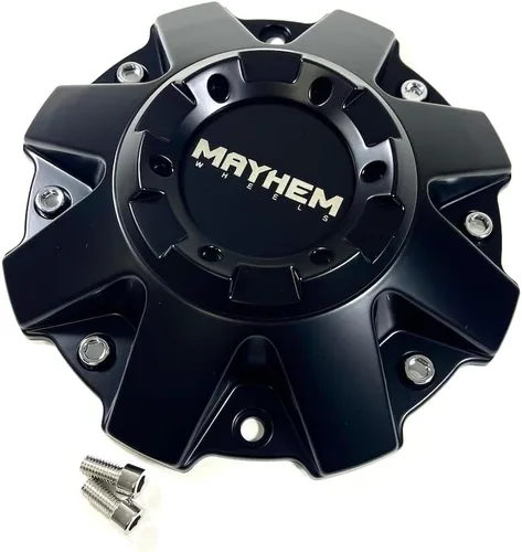 Miniatura 4 de Mayhem Wheels C108010C01 C806803-2CAP 806804CB7 C108010MB01 Tapa central negra mate