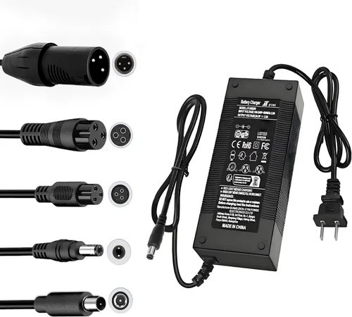 24V 2A Cargador de batería para scooter eléctrico - Ideal para silla eléctrica Jazzy Power Chair, Pride Mobility, Elite Traveller y más. Compatible