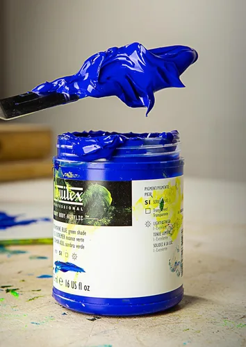 Miniatura 4 de Liquitex Pintura Acrílica Profesional de Cuerpo Pesado, Tubo de 2 oz (59ml), Rojo Fluorescente