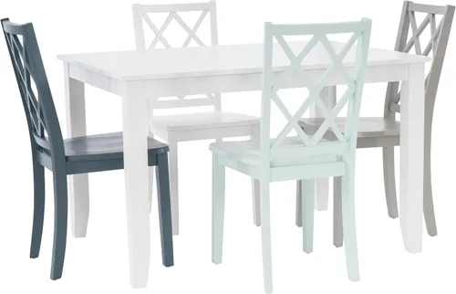 Miniatura 13 de Powell Silla auxiliar de comedor Conolly Blue Graphite