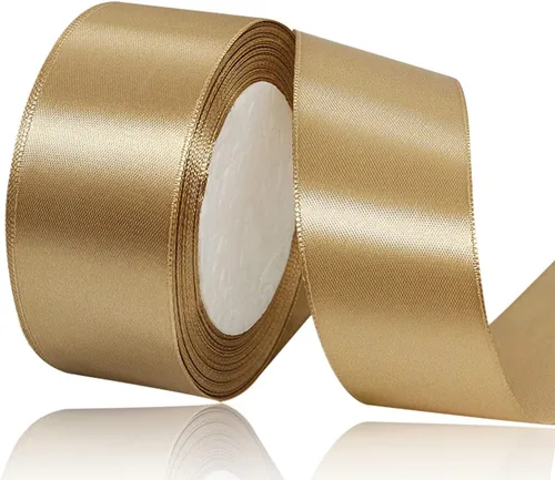 Miniatura 12 de Cinta de satén color burdeos de 1-1/2 pulgadas x 25 yardas, cinta de tela de poliéster de color sólido para envolver regalos, manualidades, hacer