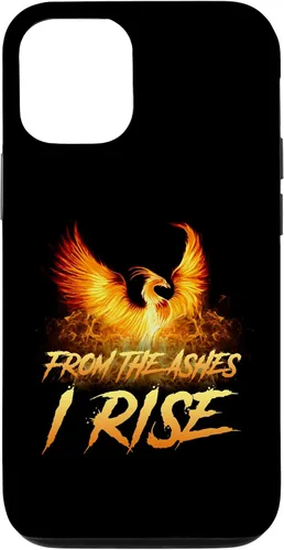 Miniatura 27 de Funda de regalo motivacional para iPhone 13 Pro Max From the Ashes I Rise Phoenix Bird