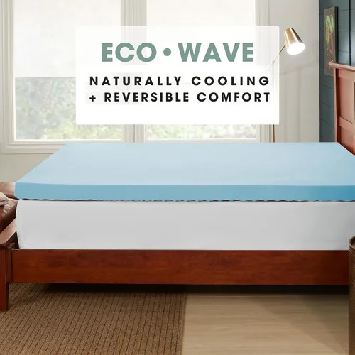 Miniatura 3 de Cubrecolchón de espuma viscoelástica EcoWave de 4 pulgadas (individual)