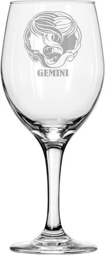 Miniatura 14 de Alankathy Mugs Signos del zodiaco 20 oz Copa de vino grande alta Tu signo de nacimiento Aries Tauro Géminis Cáncer Leo Virgo Libra Escorpio
