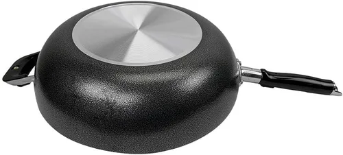 Miniatura 4 de Sartén antiadherente de aluminio de 13.5 pulgadas, sartén para cocinar huevos, mango lateral