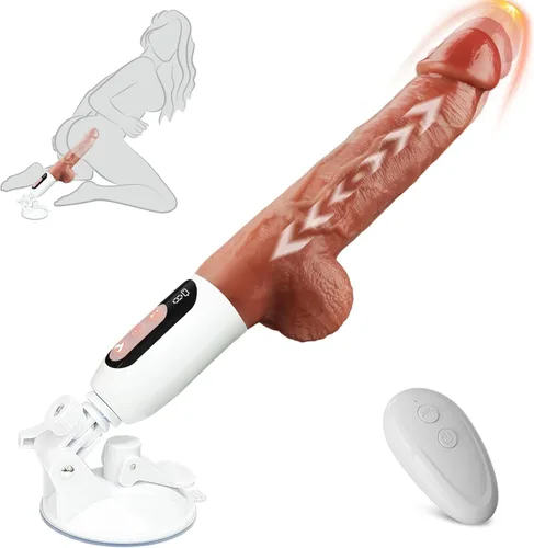 Miniatura 8 de Remote Control Realistic Adult for Women Today 9 Powerful Modes Thrusting Stimulation with Strong Suction Cup for Hands Free Play Electric Machine
