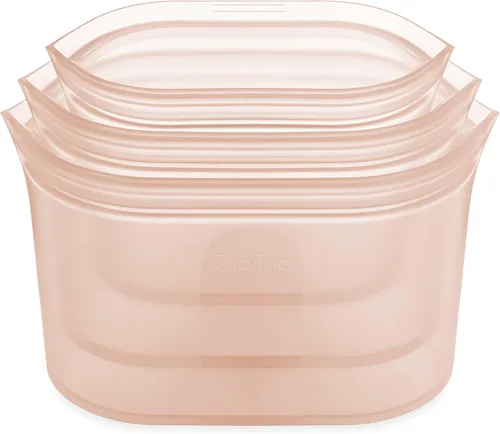 Miniatura 32 de Zip Top - Contenedores reutilizables de silicón 100 % platino