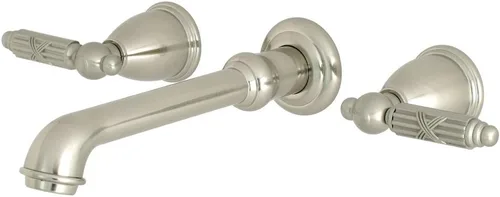Miniatura 5 de Kingston Brass KS7122GL Grifo de baño de montaje en pared central de 8 pulgadas, latón pulido