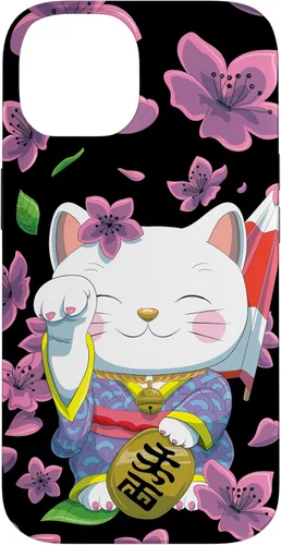 Miniatura 4 de Funda para iPhone 13 Pro Max Japanese Maneki Neko Lucky Cat