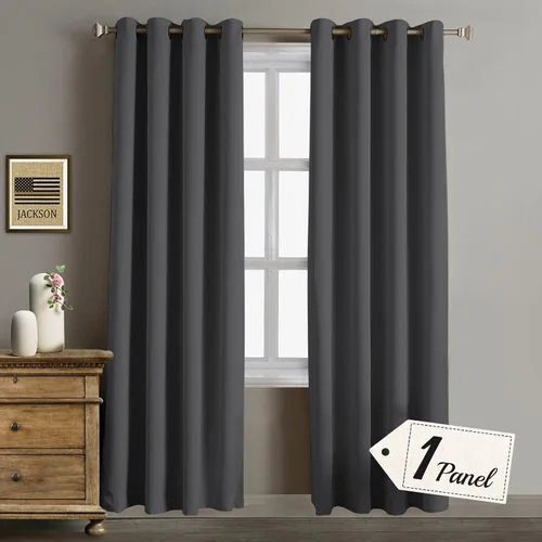 Miniatura 22 de Rose Home Fashion Cortinas opacas para puerta corrediza, oscurecimiento de la habitación, cortinas con aislamiento térmico para sala de estar