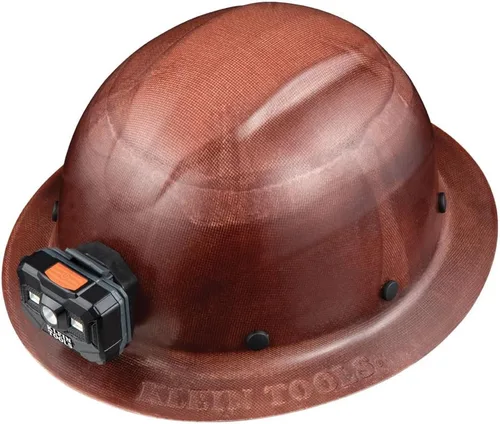 Miniatura 11 de Klein Tools 60452 - Casco duro, ala completa, clase G serie KONSTRUCT, banda que absorbe el sudor, almohadilla superior, color marrón