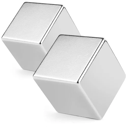 DIYMAG Imán de bloque de neodimio súper fuerte de 0.984 x 0.984 x 0.984 in, disco magnético permanente, potentes imanes de tierras raras para