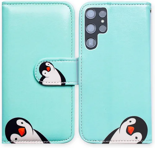 Miniatura 26 de Bcov Funda para Galaxy S22 Ultra, linda libélula de cuero con tapa para teléfono con ranura para tarjetas, soporte para Samsung Galaxy S22 Ultra 5G