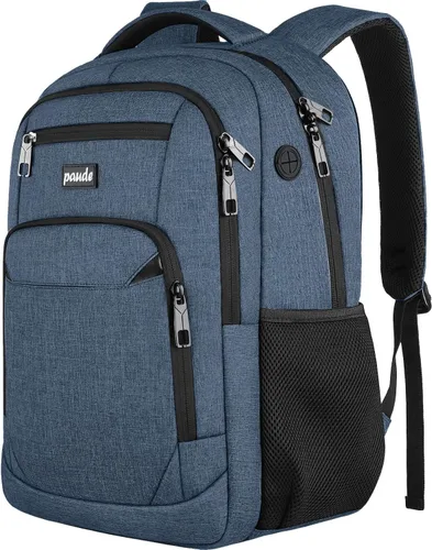 Miniatura 17 de Paude Mochila escolar, mochila de viaje para laptop de 17.3 pulgadas, mochila para adolescentes y niños, mochila universitaria con puerto de carga
