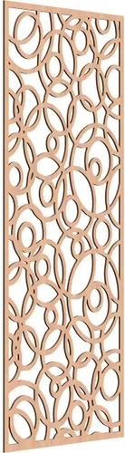 Miniatura 166 de Latrobe Paneles de pared decorativos de madera con calado, 9 3/8 pulgadas de ancho x 24 3/8 pulgadas de alto x 3/8 de alto, roble rojo rojo (Red Oak)